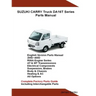 Suzuki Carry Truck DA16T Series Parts Manual
