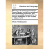 Memoirs of the Shakespear's-Head in Covent Garden: In Which Are Introduced Many Entertaining Adventures, and Several Remarkable Characters. by the Gho