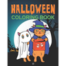 Halloween Coloring Book: A Cute Spooky Fun and Stress-Relieving Non-Candy Halloween Trick or Treat Gift for Children and Adults