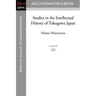 Studies in the Intellectual History of Tokugawa Japan