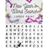 New Year's Word Search: Large Print Word Search All About New Year's