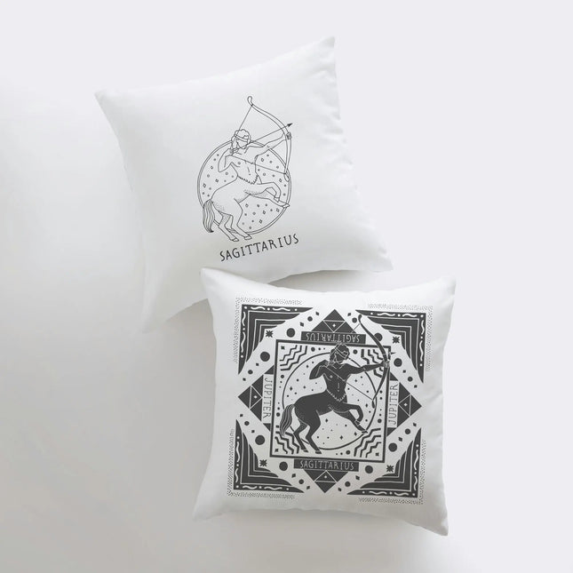 Sagittarius | Zodiac | Stars | Astrology | Throw Pillow  | Map of the Stars | Home Decor | Room Decor  | Astrology Sign by UniikPillows