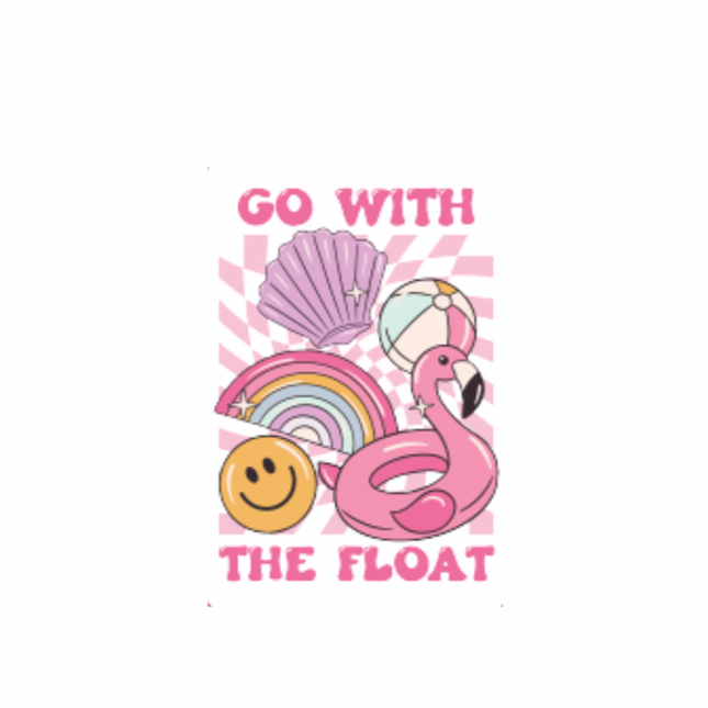Go with the Float Sticker by Quirky Crate