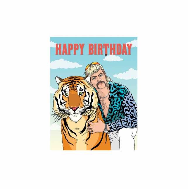 The Found - Tiger King Have Your Cake Card by Quirky Crate