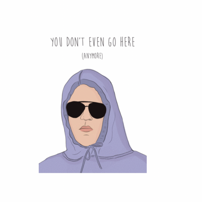 Damian Mean Girls Card by Quirky Crate