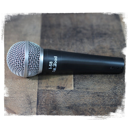 Cardioid Microphones with Clips (4 Pack) by FAT TOAD - Vocal Handheld, Wired Unidirectional Mic by GeekStands.com