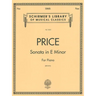 Sonata in E Minor: Schirmer Library of Classics Volume 2023 Nfmc 2024-2028 Selection Piano Solo