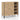 Shoe Rack Organizer with Flip-up See-through Doors and Adjustable Shelves-Oak