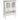 Sideboard Buffet Cabinet with 2 Tempered Glass Doors-White