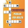 Crossword Puzzels for Adults: 42 Puzzles Brain for Men, Women; Adult & Seniors; Medium Difficulty; EASY TO READ