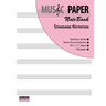 MUSIC PAPER NoteBook - Standard Notation