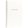 KJV, Gift and Award Bible, Imitation Leather, White, Red Letter Edition