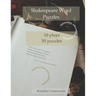 Shakespeare Word Puzzles