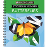Brain Games - Sticker by Number: Butterflies (28 Images to Sticker)