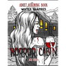 Adult Coloring Book Horror Cabin: Winter Vampires