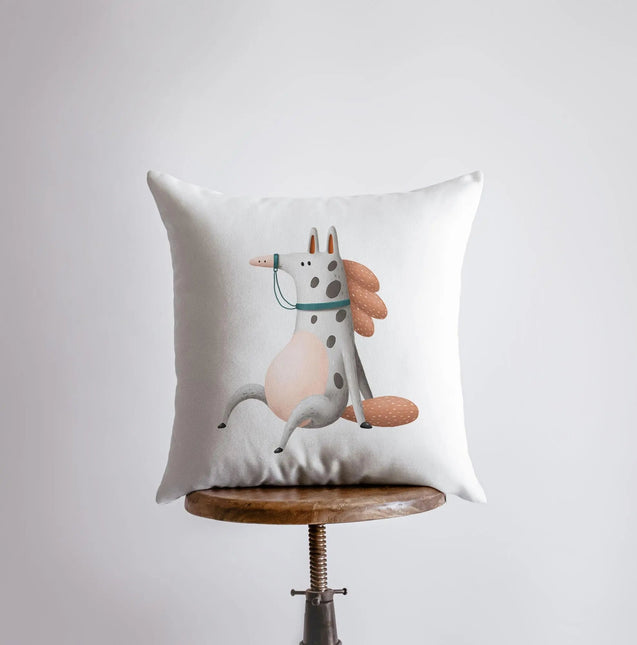 Spotted Horse Pillow | Throw Pillow | Horse Lover | Animal Lover Gift | Tiny House Decor | Cowgirl Pillow | Horse Pillow Pet by UniikPillows