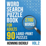 Word Search Book for Adults: 90 Large-Print English Puzzles