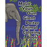Make Your Own Giant Poster Animal Coloring Book Chameleon, Elephant and Giraffe