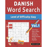 Danish Word Search - Level of Difficulty: Easy - Vol.1 - Delta Classics - Give Your Eyes a Rest with the Easiest to Read Puzzles on the Market!