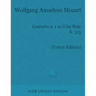 Concerto n. 1 in G for Flute K. 313 (Urtext Edition)