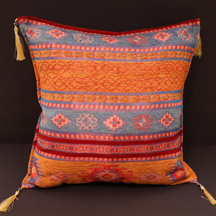Anatolian Astilbe Chenille Turkish Decorative Pillow by Bareens Designer Rugs
