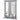 27-in x 22.5-in Bathroom Wall Mirror with Shelf in Gray Wood Finish