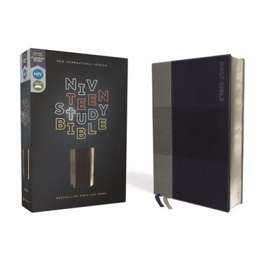 Niv, Teen Study Bible (for Life Issues You Face Every Day), Leathersoft, Blue, Comfort Print