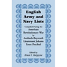 English Army and Navy Lists, Compiled During the American Revolutionary War by Ansbach-Bayreuth Lieutenant Johann Ernst Prechtel