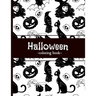 Halloween -coloring book-: Halloween characters coloring pages for teens & adults. Witches, Haunted houses & Black cats.