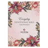 NLT Holy Bible Everyday Devotional Bible for Women New Living Translation, Floral