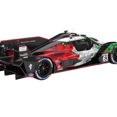 Lamborghini SC63 #63 Mirko Bortolotti - Romain Grosjean - Daniil Kvyat - Edoardo Mortara "Automobili Lamborghini Squadra Corse" IMSA "24 Hours of Daytona" (2025) 1/18 Model Car by Top Speed