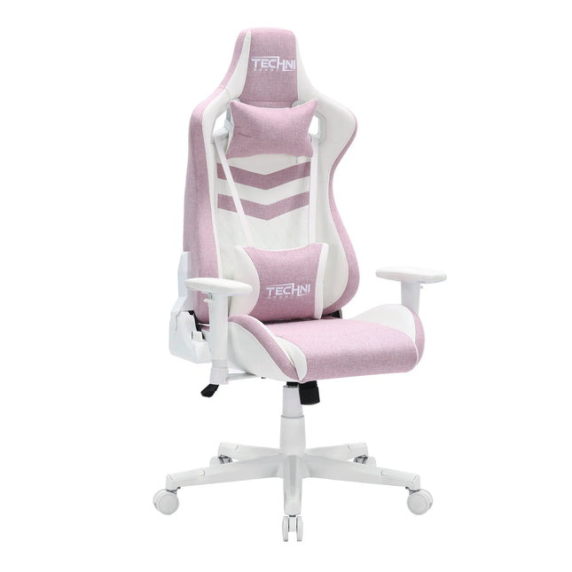 Techni Sport TS86 Ergonomic Pastel Gaming Chair, Pink by Level Up Desks
