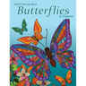 Adult Coloring Book: Butterflies & Flowers