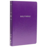 KJV, Gift and Award Bible, Imitation Leather, Purple, Red Letter Edition