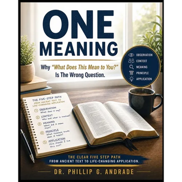 One Meaning: Why "What Does This Mean to You?" Is the Wrong Question: The Interactive Workbook