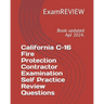 California C-16 Fire Protection Contractor Examination Self Practice Review Questions