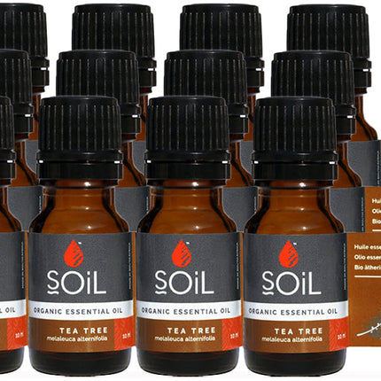 SAVE 50% - Organic Tea Tree Essential Oil (Melaleuca Alternifolia) 120ml by SOiL Organic Aromatherapy and Skincare