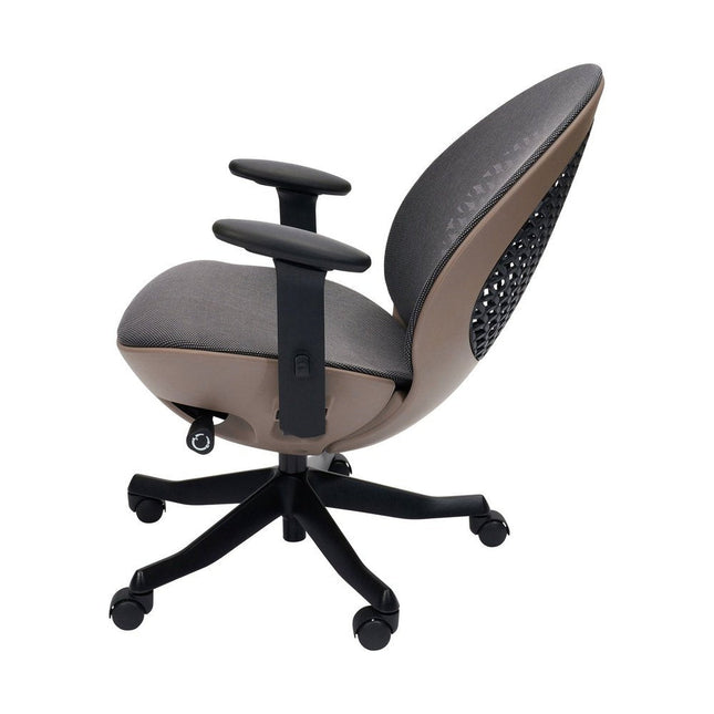 Techni Mobili Deco LUX Executive Office Chair, Taupe by Level Up Desks