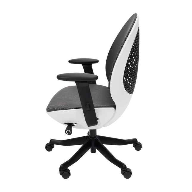 Techni Mobili Deco LUX Executive Office Chair, White by Level Up Desks