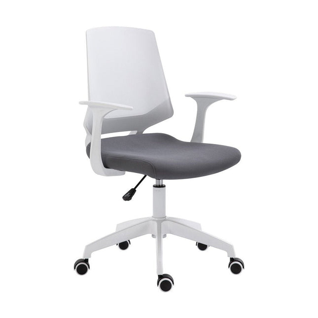 Techni Mobili Height Adjustable Mid Back Office Chair, Grey by Level Up Desks