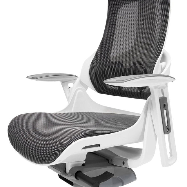 Techni Mobili LUX Ergonomic Executive Chair, Grey by Level Up Desks