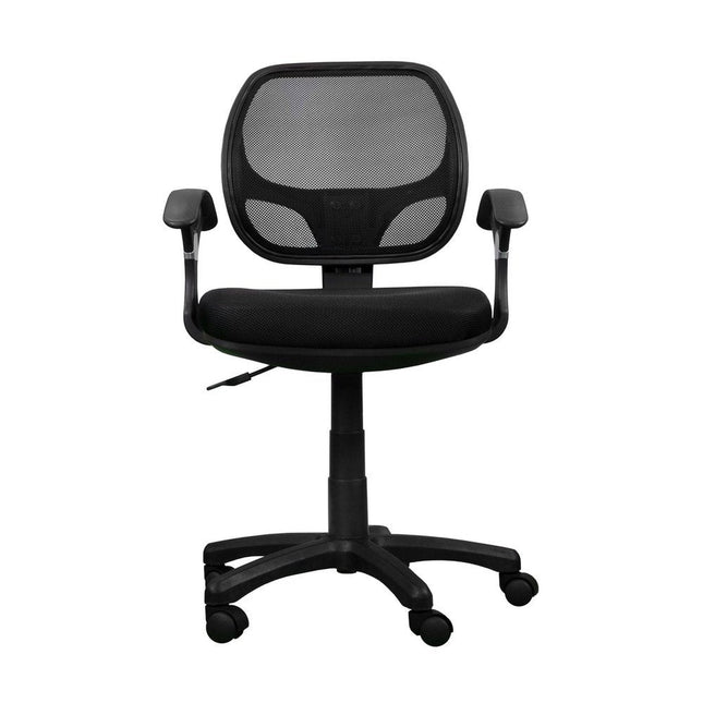 Techni Mobili Midback Mesh Task Office Chair, Black by Level Up Desks