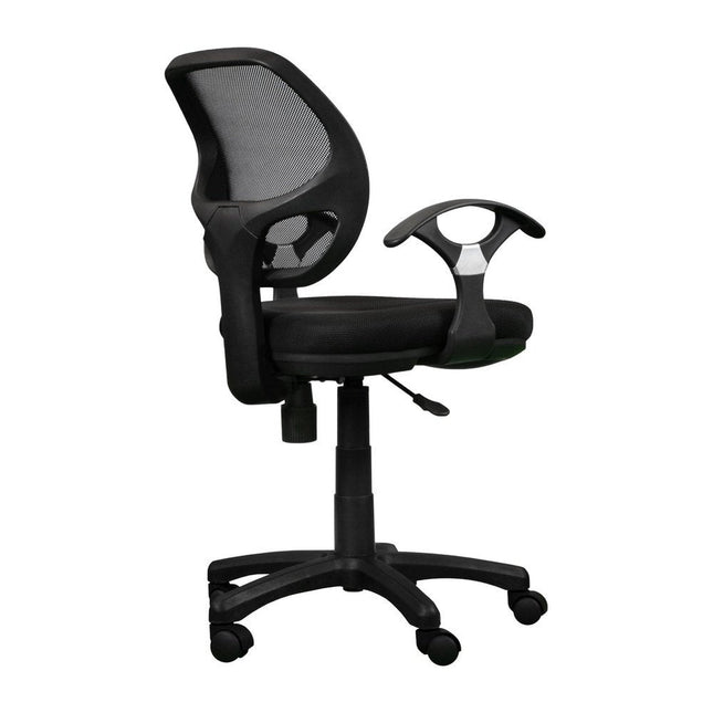 Techni Mobili Midback Mesh Task Office Chair, Black by Level Up Desks