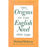 The Origins of the English Novel, 1600-1740