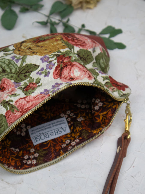 The Fall Bouquet Wristlet Purse by Ash & Rose
