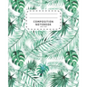 Composition Notebook: Watercolor Palm Leaves - Wide Ruled Notebook For School - Composition Notebook Preschool