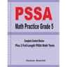 PSSA Math Practice Grade 5: Complete Content Review Plus 2 Full-length PSSA Math Tests