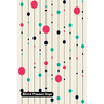 Blood Pressure Log: geometric pattern background from lines and circle cover
