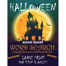 Halloween Book Pages Word Search Coloring & Spot Differences Large Print for Teens and Adults Bootiful Spooky: English Version 80 Puzzles