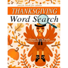 THANKSGIVING word search puzzle books for adults.: Word find puzzle books for adults